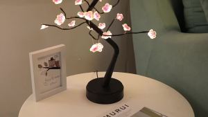 Fairy Light Tree Lamp 36 LED Ball Warm Bedroom Table Night Ambient Home Lighting Children Baby Nursery Room Mood Ambience