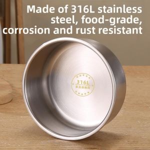 TIANZHENTONGXIU | Baby Food Stainless Steel Bowl with Lid