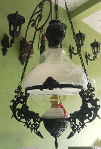 lampu langit-langitlampu antiklampu gantunglampu model jadullampu antik repro vintagelampu joglolampu hias ukuran 40cm