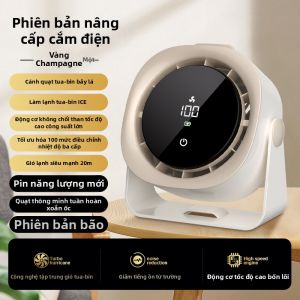 Quạt Mini Cầm Tay 2025 Quạt Bàn Yên Tĩnh Cho Văn Phòng Và Nhà Nhỏ Có Thể Sạc Dùng Cho Học Sinh Ký Túc Xá Quạt Di Động