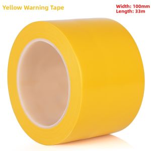 Mileqi | Black and Yellow Warning Tape Heavy Duty Floor Marking PVC