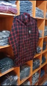 Kemeja Kasual Flanel Bahan Import Wanita Lengan Panjang Kemeja Distro 07