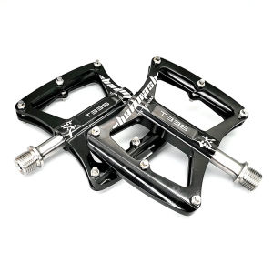 1pair 3 Bearings 98x84x20mm Bike PedalUltralight Titanium MTB Road Bike PedalsAnti-Slip Flat PedalBlack PinkCycling Parts