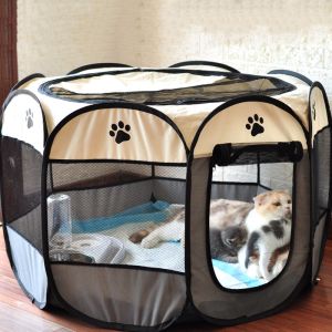 Pet Supplies Cat Delivery Room For Pregnant Foldable Pet Playpen Dog Cat House Portable Travel Foldable Cat Delivery Room Cat Tent