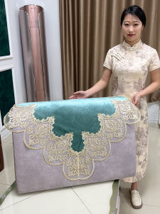 ผ้ารองหลังโซฟาห้องรับแขกผ้าปูโซฟาลูกไม้ระดับไฮเอนด์ใช้ได้ทั้งสี่ฤดูแมทช์ลุคง่ายผ้าคลุมที่วางแขนผ้าสามเหลี่ยมผ้ารองโซฟา