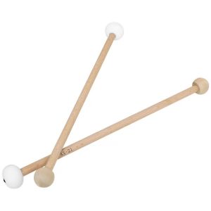 IRIN | IRIN AX-21 Dingyin Hammer Nylon Wood White Double Headed Dingyin Hammer Wood & Felt Material For Percussion Music Instruments