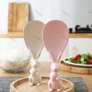 Wheat Stalk Straw Spoon Soup Rabbit Rice Spoon Dinner Tableware Dinnerware Home Kitchen Accessories