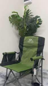 Modern เก้าอี้แคมป์ปิ้ง เก้าอี้สนาม เก้าอี้สนามพับได้ เก้าอี้เเคมปิง พับได้ พร้อมกระเป๋าจัดเก็บ โครงอลูมิเนียมรับน้ำหนักได้ 300KG