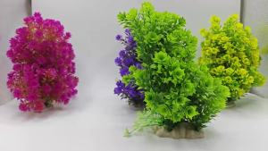Artificial Underwater Plants Can Bend Plant Pink and Purple Artificial Grass Plastic Fish Tank Aquatic Simulation Plant Decorate