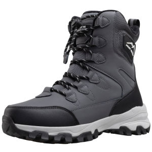 Winter Thickened Fleece Lined Snow Boots Mens Waterproof Non-slip Warm Mountain Climbing Boots Cold Resistant Outdoor Cycling Boots