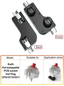Kailh Hot-swappable PCB Socket Hot Plug CPG151101S11 For MX Cherry Switches Mechanical Keyboard Axis DIY Connector 110/70/30pcs