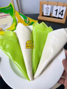 Bánh Tráng Phồng Sữa Hoàng Dung Lá Dứa Sầu Riêng THƠM NGON - Bánh Sữa Phồng SIÊU TO - Bánh Phòng Sữa Ruvask