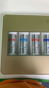 เครื่องกรองน้ำ 5 ขั้นตอน พร้อมก๊อกน้ำ เพียว 5 ท่อ 5 ขั้นตอน