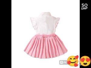 Baju Setelan Rok Knit Tanktop Labubu Kuromi Lucu Pakaian Anak Perempuan Lekmong 1 2 3 4 5 6 Tahun