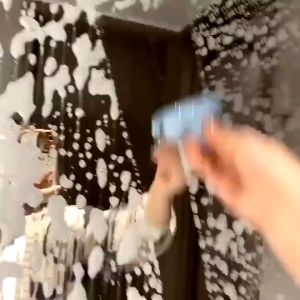 Cute Mirror Brush Bathroom Wash Disc Cleaning Mini Glass Scraper Creative Small T Wiper New Style Handy Tool Wall Suction Storage Cleaner