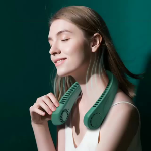 Kipas Angin Leher Gantung Kipas Angin Tanpa Baling Baling Portable USB Rechargeable