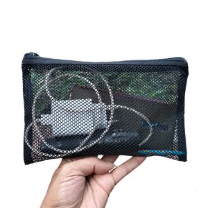 Pouch Tas Jaring - Dompet Serbaguna Penyimpanan Handphone Kabel/Big Pensil Case