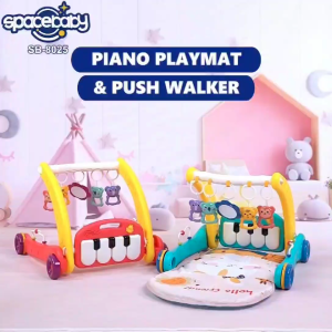 Playmat Playgym Push Walker 2in1 SB Musical Matras Mainan
