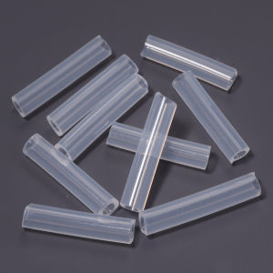 10-30pcs Acrylic Pendant Bead Chain Anti-lost Cover Transparent Card Chain Pearl Chain Anti-drop Protective Cover Accessories