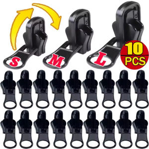 10PCS Universal Instant Fix Zipper Repair Kit Replacement Zip Slider Teeth Rescue Sewing Clothes Bag Zippers Tool Accessories