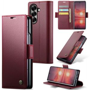 szhaiyu | Luxury Flip Leather Wallet Phone Case For Samsung Galaxy Z Fold 8 Ultra Fold 8 7 6 5 Magnetic Shockproof Protection Cover Fundas