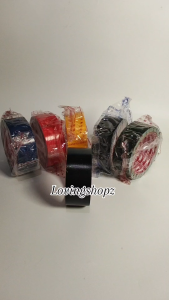 Lakban Kain Warna 1 1/2 inch Isolasi - Katon dengan Lapisan Natural Rubber Resin dan Permukaan Luar Dilaminasi PE - Warna Merah/Hijau/Biru/Kuning - Cocok untuk Industri, ATK, Fotokopi dan Penjilidan - Harga Per Pcs