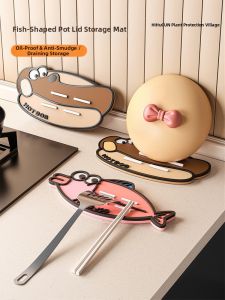 HIHUCUN | Heat-resistant Drain Slip-resistant Kitchen Mat