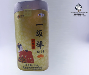 中茶牌 梧州六堡茶黑茶 2018年一级棒8101五年陈化散茶 250g China Tea Wuzhou LiuBao Tea Black Tea 2018 Grade One 8101 Aged for 5 years Loose Tea