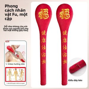 Búa Mát-xa Cầm Tay Health Fitness Meridian Back Slap Dụng Cụ Chăm Sóc Sức Khỏe Cho Gia Đình Đánh Giá Sau Lưng Vai Cổ