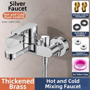 TAOSHI | Bath Shower Mixer Tap Brass