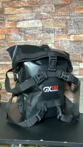 GX188 Universal Motocentric Crash Bar Bag 8L Heavy Rain Waterproof PVC Roll Top Side Storage Bag With Shoulder Strap