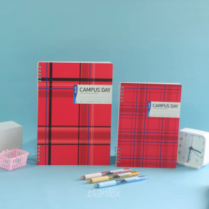 Bantex Spiral Notebook B5 70 gsm Bergaris Campus Kotak Modern Buku Catatan Tugas Sekolah SPB560-005