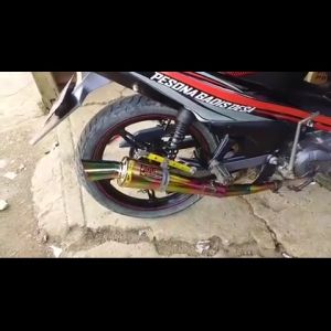 Knalpot Racing KOU MAHACHAI Bluemoon Rainbow Chrome Black & Motor Murah
