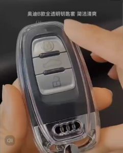 Sarung Kunci TPU Audi 全包钥匙壳保护套 – TPU Full Cover Car Key Case for Audi A3/A4/A5/A6/A7/A8/Q3/Q5/Q7/RS