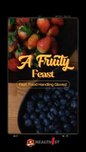 Health1st PE/CPE Food Handling Glove Clear Plastic Polyethylene Disposable 100pcs I 一次性手套食品餐饮100只