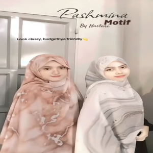 HASTARI PASHMINA CERUTY MOTIF PREMIUM UKURAN 75x175