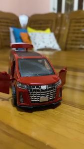 Mainan Koleksi Anak Mobil Miniatur Alphard K175A Bahan Metal Murah | Mainan Mobil-Mobilan DIE CAST Alphard Skala 1:32 Terbaru Jalan Pull Back Action Buka Tutup Pintu Manual | Die Cast Model Open The Door Model Car Pull Back Kemasan Kardus