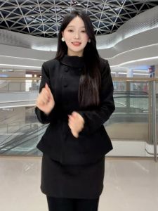 Y6Y | Bộ Đồ Hương Aroma Kiểu Audrey Đen Dành Cho Người Bé