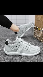 Alethia Shop รองเท้าผู้ชายรุ่นใหม่ 2024 รองเท้าผู้ชายระบายอากาศได้ ดูทันสมัยและเข้ากับทุกสไตล์ รองเท้าสปอร์ตแฟชั่นพื้นราบ รองเท้าวิ่งพักผ่อน A0115