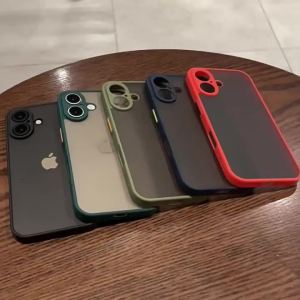 Luxury Armor Bumper Shockproof Phone Case For iPhone 11 12 13 14 15 16 17 Pro Max XR XS X 7 8 Plus 17 Silicone Hard Cover Capa