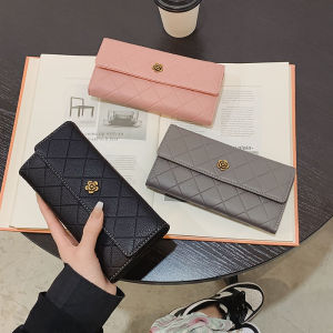 Tea Olive Flower Long Wallet Womens New 2024 Popular Design High Aesthetic Value Wealth Attracting Large Capacity Handheld Bag