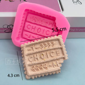 3D Simulation Cookies Chocolate Fondant Cake Decoration Dessert Decorating Tools Aromatherapy Candle Mould
