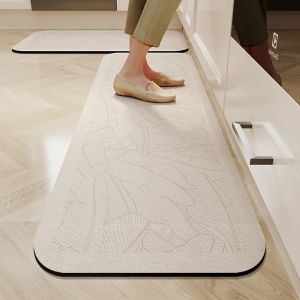 VIKAMA Hành Lang Dài Phòng Ăn Thảm Thấm Nước Dễ Dàng Làm Sạch Thảm Sàn PVC Cho Nhà Bếp Giặt Trang Trí Nhà Chống Trơn Trượt