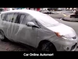 Car Cover Outdoor Protection Outdoor Protection Car Auto Plastic Body Cover Waterproof Kain Penutup Kereta Disposable Selimut Transparent Car Cover