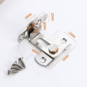 1Pcs Sliding Barn Door 90/180° Sliding Door Latch Door Bolt Wine Cooler Closet Window Door Latch Plug Baby Safety Latch