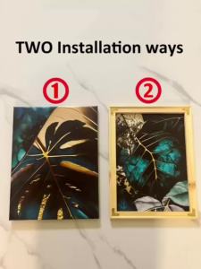 40x50cm Wooden Frame for Canvas Oil Painting by Numbers DIY Inner Frame for Photo for Wall Home Decoration