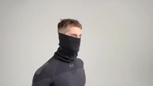 Thermal Cycling Face Mask Multifunctional Fleece Lined Neck Gaiter for Running Mountaineering and Outdoor Activities