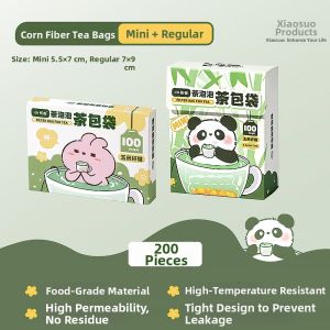 SUOWU | Corn Fiber Tea Bags Disposable