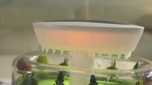 Raindrop Aroma Diffuser 250ml Air Humidifier Essential Oil Diffuser for Household Fragrance Diffuser with Colorful Night Light