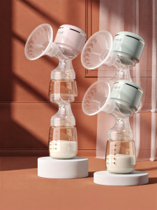SHI YUE JIE JING | Automatic Electric Breast Pump Intelligent Massage Wireless Portable Single Silent